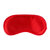 Masque pour les yeux en satin rouge