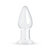 Clear Glass Buttplug