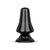 All Black Analplug 12 cm - Schwarz