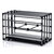 Cage BDSM en acier avec support rembourré Master Series Kennel