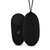 Vibrating Egg With Remote Control - Black