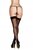 Baci - Sexy Seamed Stockings - Black