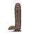 Dr. Skin – Mr. Mister Dildo mit Saugnapf 26,6 cm – Schokolade