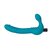 Temptasia - Luna Vibrating Strapless Strap-on - Teal