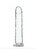 Crystal Addiction - Transparenter Dildo - 18 cm