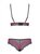 Tulia 2-piece Bra Set - Black/Pink