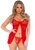 Only Yours Babydoll & G-String - Red