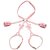 Bondage Harness mit Schleifen M/L - Rosa