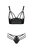 Malwia Strappy Bra Set - Black