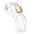 CB-6000 Chastity Cage - Clear - 37 mm