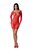 Passion - BS101 Net Dress - Red