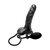 Inflatable Suction Cup Dildo - Zwart