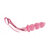 Hamsa Glass G-spot/P-spot Dildo - Pink