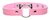 Kinky Kitty - Collier ras-de-cou avec anneau fin - Rose