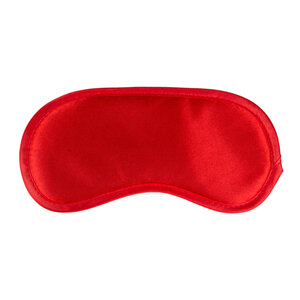 Masque pour les yeux en satin rouge