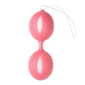 Boule de Kegel duo Wiggle - Rose/Blanc