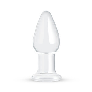 Clear Glass Buttplug