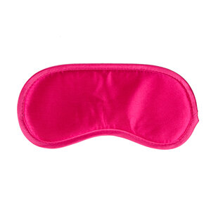 Masque rose de bandage des yeux en satin