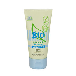 Lubrifiant à base d'eau HOT BIO Sensitive - 50 ml