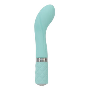 Pillow Talk - Vibromasseur point G Sassy With Crystal Bleu foncé