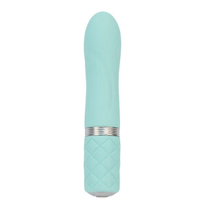 PILLOW TALK Mini-vibromasseur Flirty Vibe With Crystal Bleu foncé