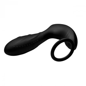 Vibro en silicone pour prostate et sangle avec télécommande