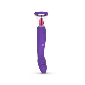 Pompe Pleasure Pump avec vibromasseur pour point G - Violet