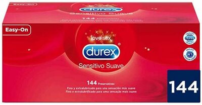 Préservatifs Durex Feeling Sensitive - Boîte de 144 préservatifs