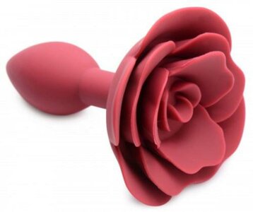 Booty Bloom Silicone Anal Plug With Rose