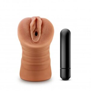 M for Men - Julieta Masturbator With Bullet Vibrator - Vagina