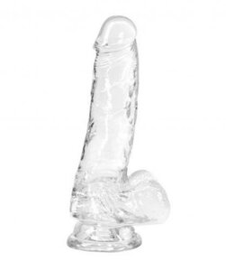 Crystal Addiction - Godemiché transparent - 18 cm