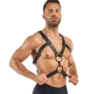 Rocco Bondage Harness - Black