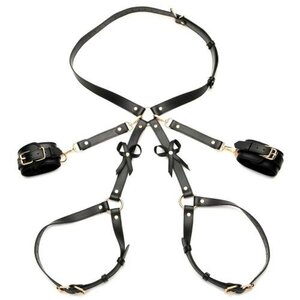 Bondage Harness mit Schleifen M/L - Schwarz