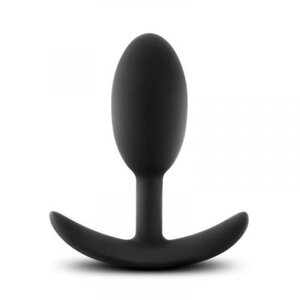 Anal Adventures Platinum - Silicone Vibra Slim Plug - Mittelgroß