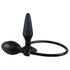 Plug anal gonflable True Black_