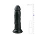 Realistischer Dildo Schwarz - 15,5 cm_