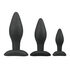 Black Silicone Buttplug Set_