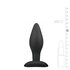 Medium Zwarte Siliconen Buttplug_