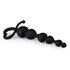 Black Anal Beads Heart Handle_