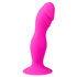 Pinkfarbener Silikondildo mit Saugnapf_