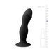 Gode de couleur noire en silicone avec ventouse_