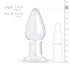 Clear Glass Buttplug_