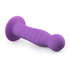 Gode en silicone avec ventouse - Mauve_