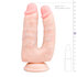 Realistischer Doppeldildo mit Saugnapf - 18 cm_