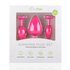 Plug en silicone avec diamant - Rose_