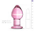 Pink Glass Buttplug_