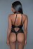 Margot Tanga-Bodysuit aus Spitze - Schwarz_