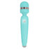 PILLOW TALK Stimulateur massant Cheeky Wand Wibe With Crystal Bleu foncé_