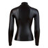 Wetlook Langarm-Top mit Zipper_