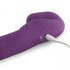 Trägerloser Strap-on-Vibrator - Lila_